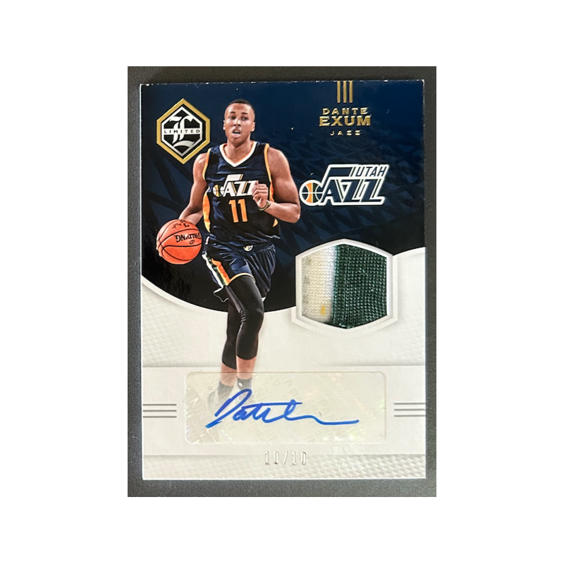 DANTE EXUM 2016-17 Panini Limited Jersey Signatures Gold Spotlight