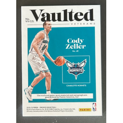CODY ZELLER 2018-19 Panini Encased Vaulted Veteran jersey auto