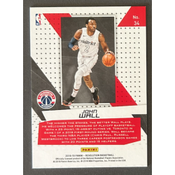 JOHN WALL 2018-19 Panini Revolution Vortex - 34