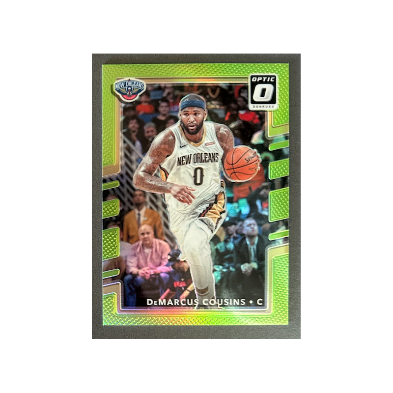 DEMARCUS COUSINS 2017-18 Donruss Optic Lime Green 006/175