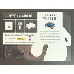 NIKOLA VUCEVIC 2012-13 Panini Elite Rookie Inscriptions - 83