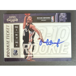 HASHEEM THABEET 2009-10 Playoff Contenders rookie ticket autograph
