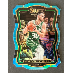 GORDON HAYWARD 2017-18 Select Prizm Die Cut Light Blue 063/185