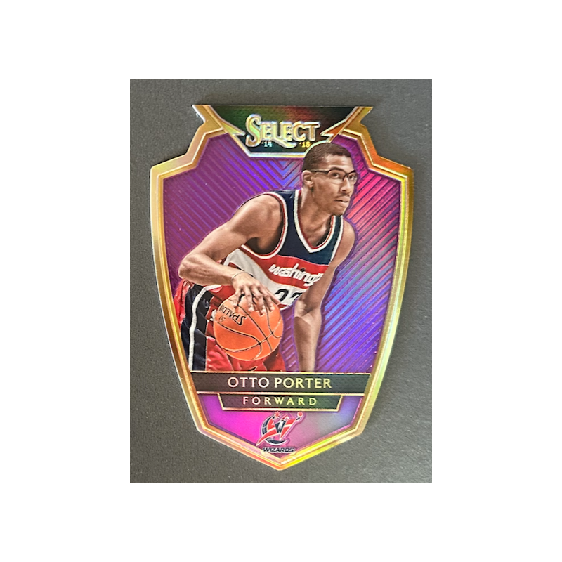 OTTO PORTER 2014-15 Select Premier Prizm Light Purple Die Cut 15/99