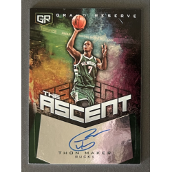 THON MAKER 2016-17 Panini Grand Reserve The Ascent Autograph 06/75