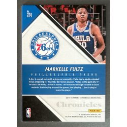 MARKELLE FULTZ 2017-18 Pinnacle Artist Proof rookie 1/1