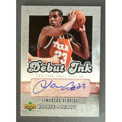 LaMARCUS ALDRIDGE 2006-07 Upper Deck Rookie Debut Ink