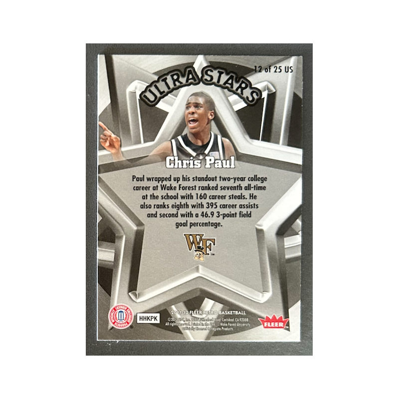 CHRIS PAUL 2011-12 Fleer Retro Ultra Stars - 12