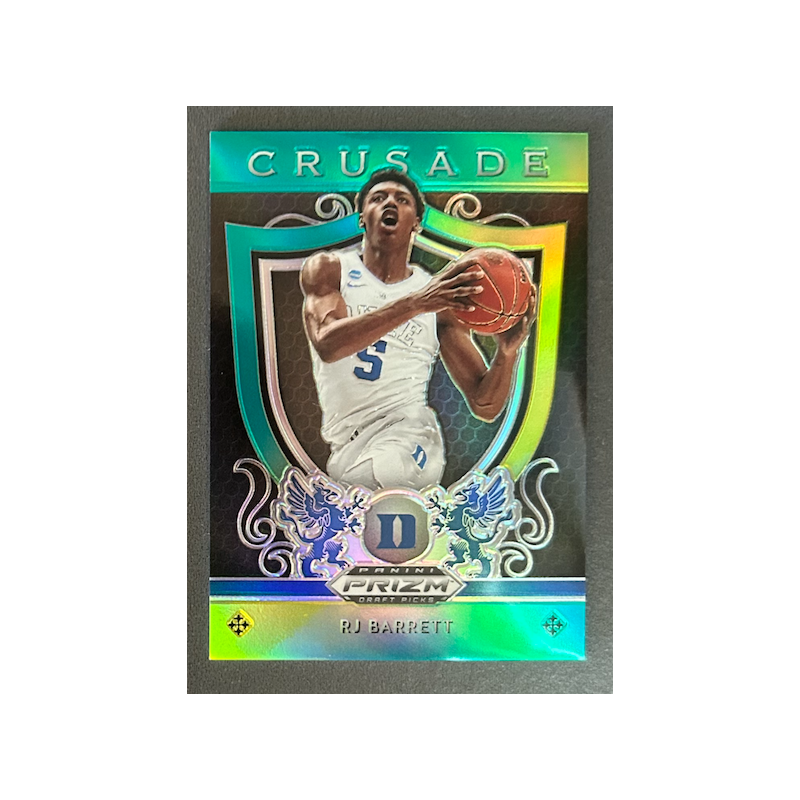 RJ BARRETT 2019-20 Panini Prizm Draft Picks Prizm Green and Yellow
