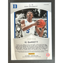 RJ BARRETT 2019-20 Panini Prizm Draft Picks Prizm Green and Yellow