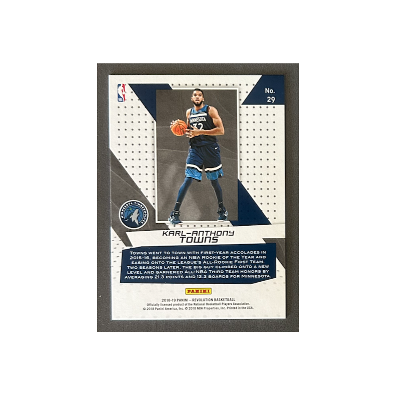 Karl-Anthony Towns 2018-19 Panini Revolution Vortex - 29