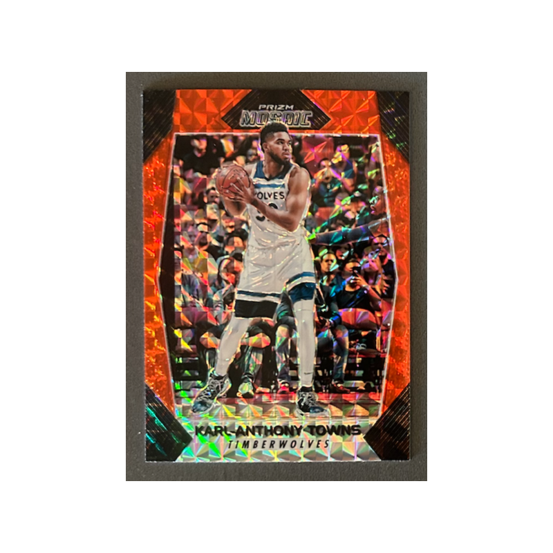 Karl-Anthony Towns 2017-18 Panini Prizm Orange Mosaic prizm - 1