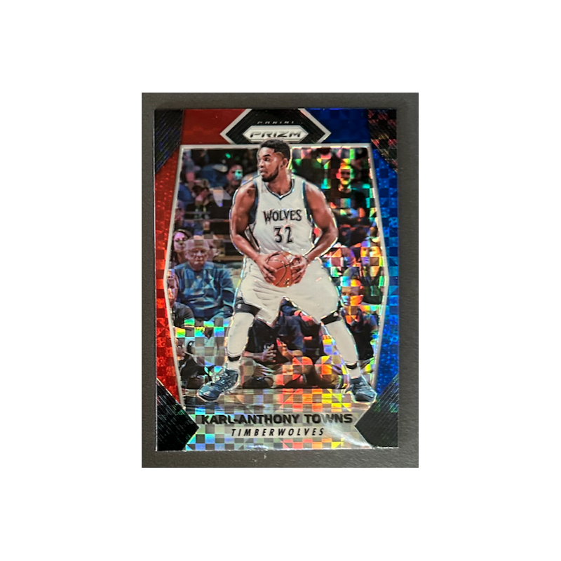 Karl-Anthony Towns 2017-18 Panini Prizm Red White and Blue - 82