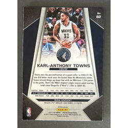 Karl-Anthony Towns 2017-18 Panini Prizm Red White and Blue - 82