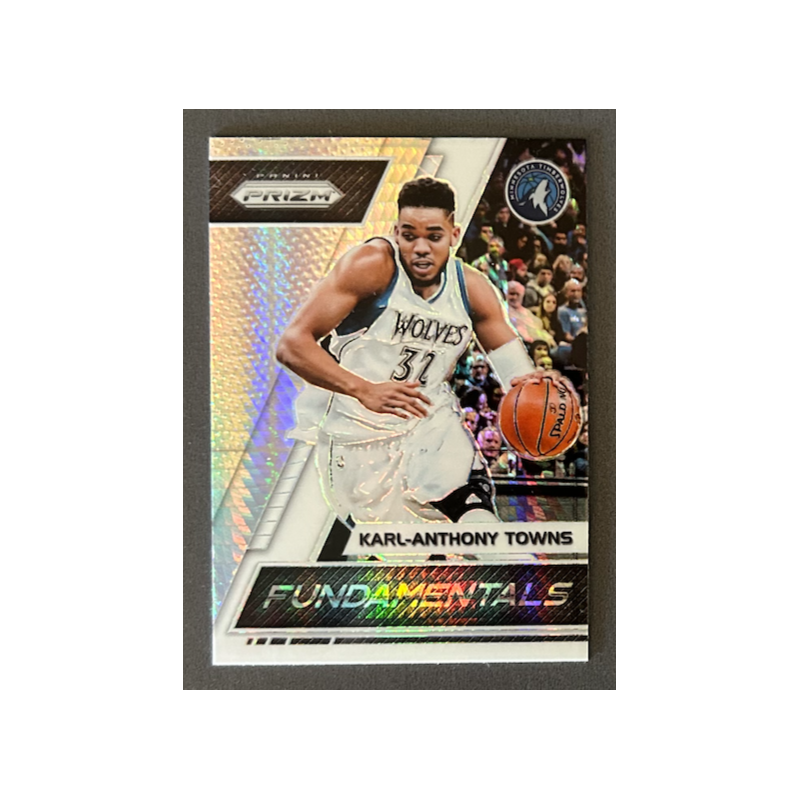 Karl-Anthony Towns 2017-18 Panini Prizm Fundamentals Silver prizm