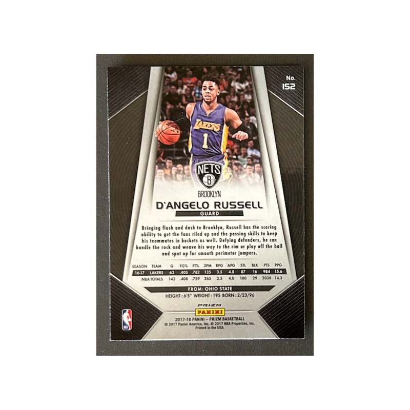 D ANGELO RUSSELL 2017-18 Panini Prizm Silver prizm - 152