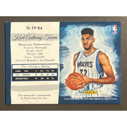 Karl-Anthony Towns 2015-16 Court Kings Fresh Paint rookie Autograph