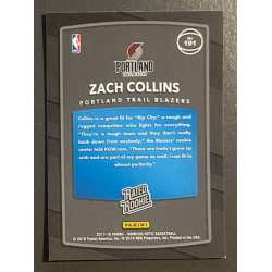 ZACH COLLINS 2017-18 Donruss Optic rated rookie - 191