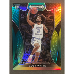 COBY WHITE 2019-20 Panini Prizm Draft Picks Green and Yellow rookie