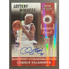 CHARLIE VILLANUEVA 2009-10 Playoff Contenders Lottery Autograph /10