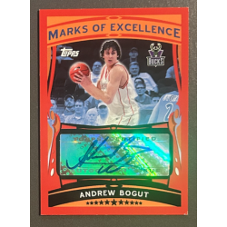 ANDREW BOGUT 2005-06 Topps Marks of Excellence Autograph
