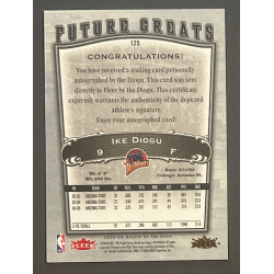 IKE DIOGU 2005-06 Fleer Greats of the Game rookie autograph 48/99