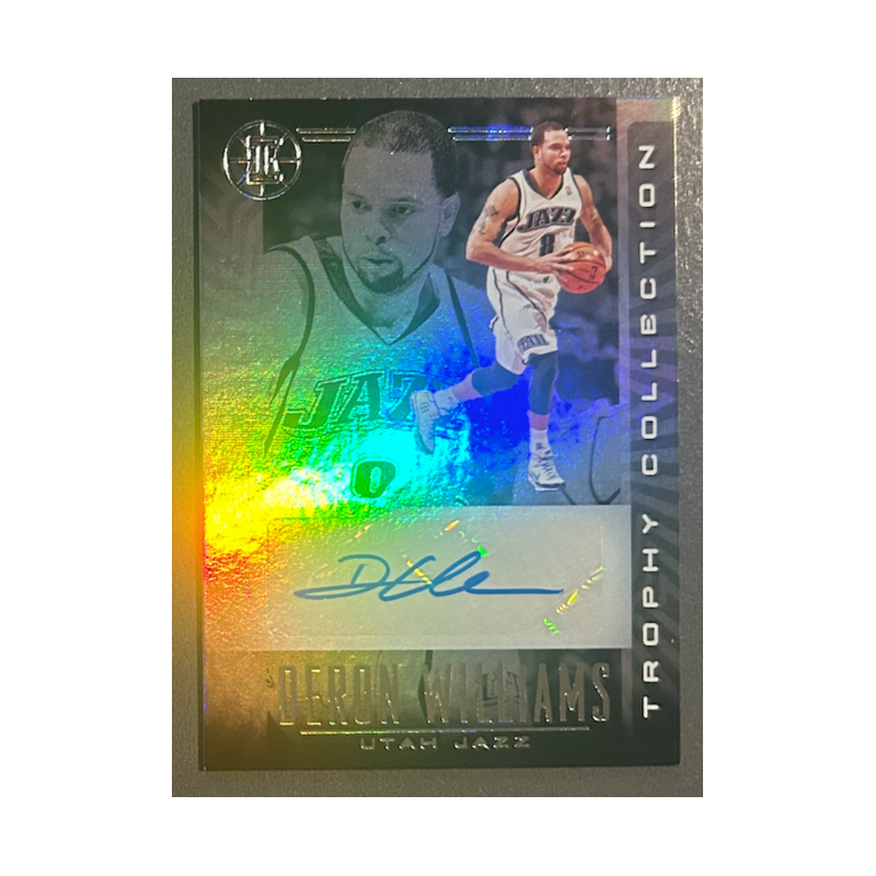 DERON WILLIAMS 2019-20 Panini Illusions Trophy Collection Autograph
