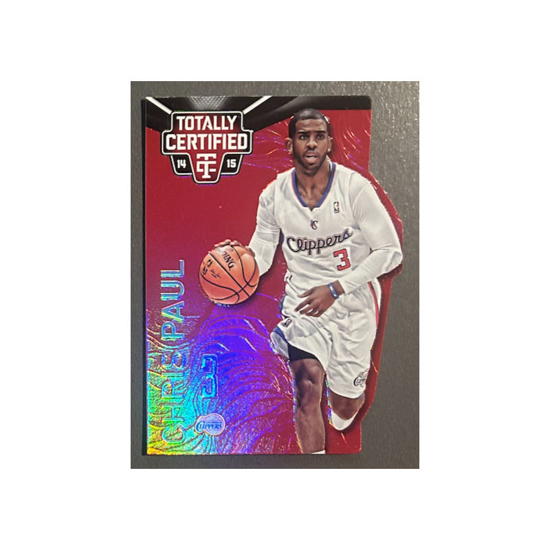 CHRIS PAUL 2014-15 Totally Certified Platinum Mirror Red Die Cut /135