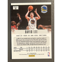 DAVID LEE 2012-13 Panini Prizm Green Prizm - 92