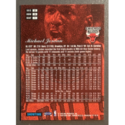 MICHAEL JORDAN 1997-98 Flair Showcase Row 3 showtime