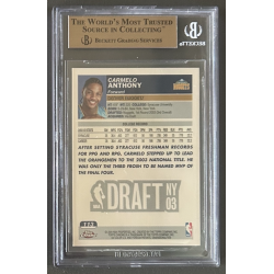 CARMELO ANTHONY 2003-04 topps chrome Rookie BGS 9.5
