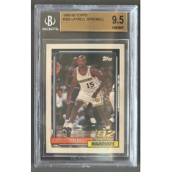 LATRELL SPREWELL 1992-93 topps Rookie BGS 9.5