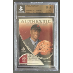 DWYANE WADE 2003-04 SP GAME USED Rookie 602/999 BGS 9.5
