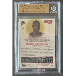 MICKAEL PIETRUS 2003-04 TOPPS PRISTINE REFRACTOR R BGS 9.5