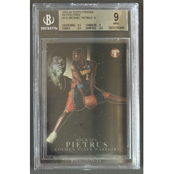 MICKAEL PIETRUS 2003-04 TOPPS PRISTINE REFRACTOR R BGS 9