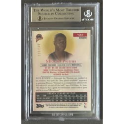 MICKAEL PIETRUS 2003-04 TOPPS PRISTINE REFRACTOR R BGS 9