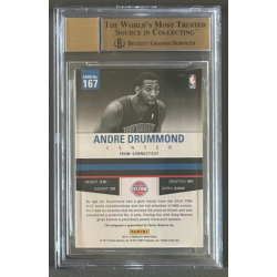 ANDRE DRUMMOND 2012-13 ABSOLUTE rookie Auto /199 BGS 9.5