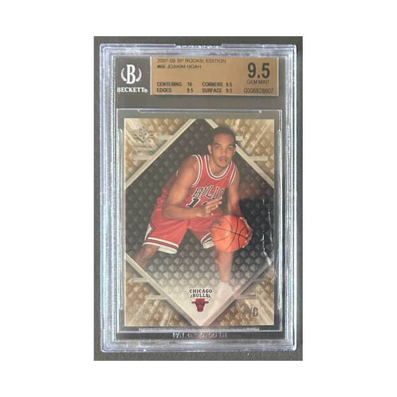 JOAKIM NOAH 2007-08 SP ROOKIE EDITION rookie BGS 9.5