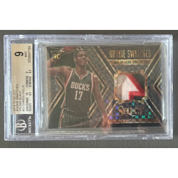 DAMIEN INGLIS 2014-15 SELECT ROOKIE SWATCHES PRIZM BLACK /1