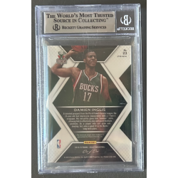 DAMIEN INGLIS 2014-15 SELECT ROOKIE SWATCHES PRIZM BLACK /1