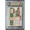 CARSEN EDWARDS 2019-20 PANINI ENCASED Rc JERSEY AUTO BGS 9