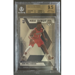 ZION WILLIAMSON 2019-20 PANINI MOSAIC Rookie BGS 9.5