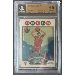 DERRICK ROSE 2008-09 TOPPS CHROME Rookie BGS 9.5