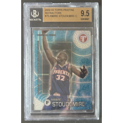 AMARE STOUDEMIRE 2002-03 TOPPS PRISTINE REFRACTOR rookie