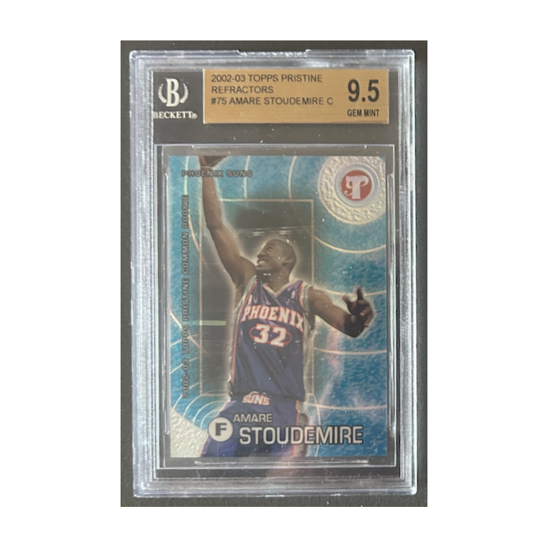 AMARE STOUDEMIRE 2002-03 TOPPS PRISTINE REFRACTOR rookie