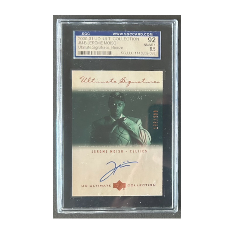 JEROME MOISO 2000-01 UD ULTIMATE COLLECTION SIGNATURE