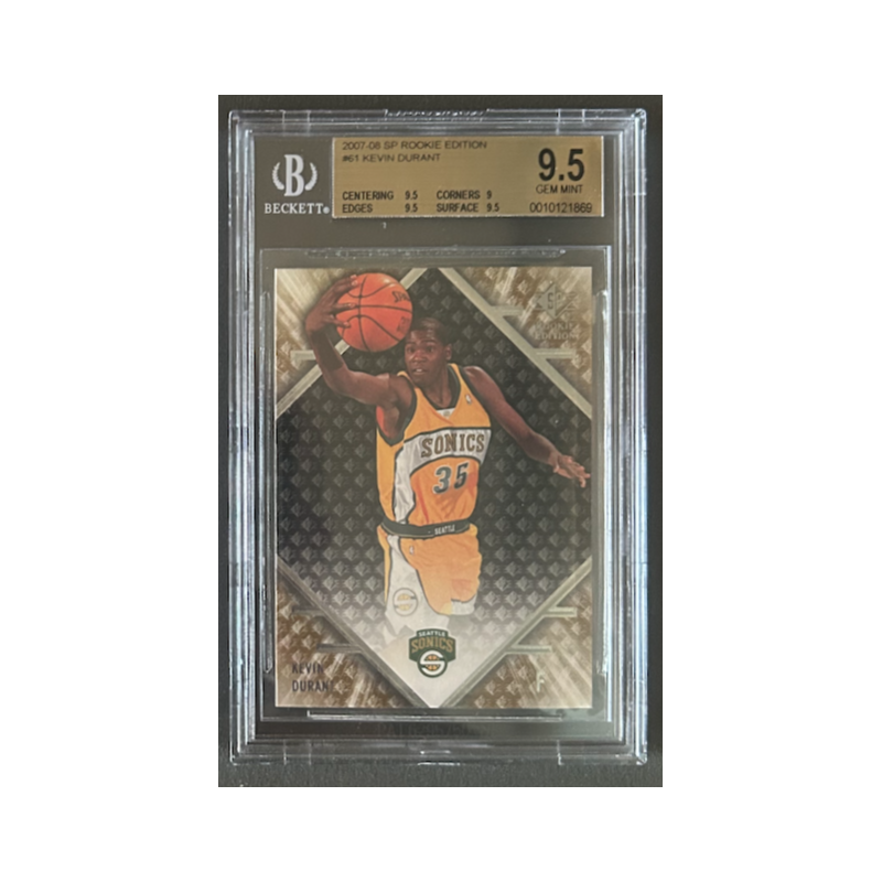 KEVIN DURANT 2007-08 SP ROOKIE EDITION Rookie BGS 9.5