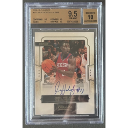 JRUE HOLIDAY 2009-10 Panini CLASSICS Rookie AUTO 473/499 BGS 9.5