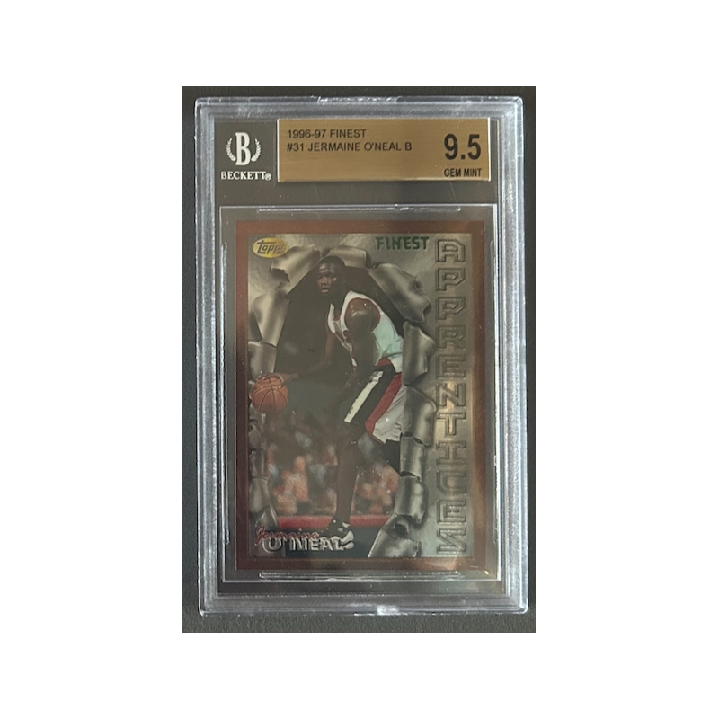 JERMAINE O NEAL 1996-97 Topps FINEST rookie BGS 9.5