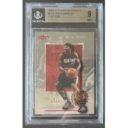 ERICK BARKLEY 2000-01 FLEER AUTHORITY rookie 1/1250 BGS 9